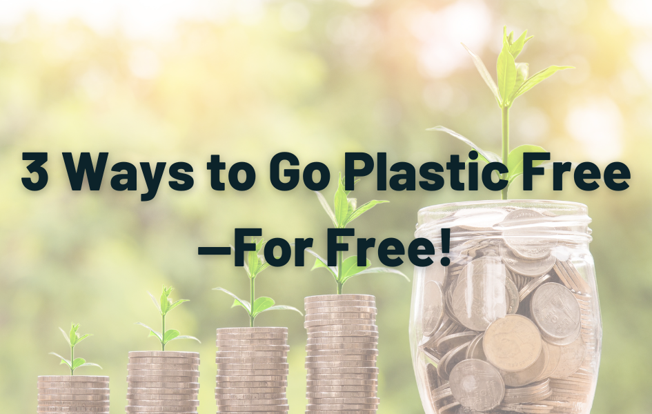 3 ways to go plastic free—for free!